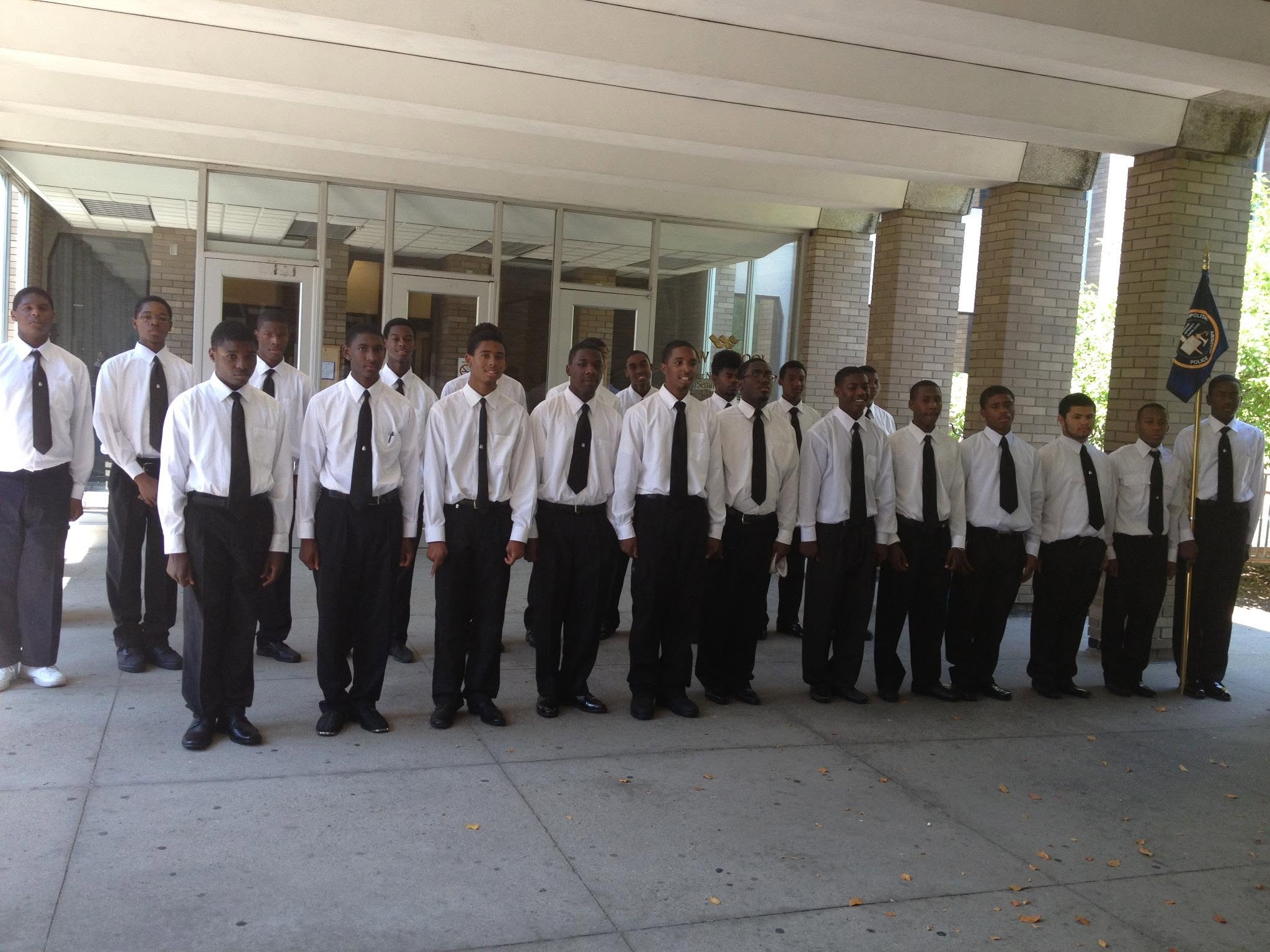 Young men dressed professionally together